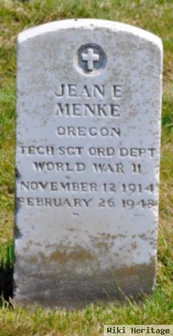 Jean E Menke