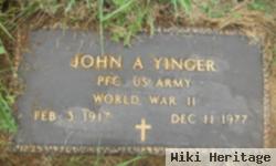 John A Yinger