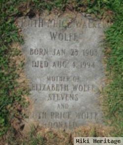 Ruth Price Walker Wolfe