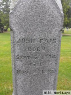 John D Fair