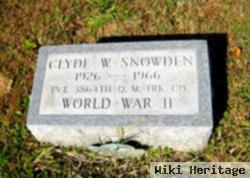 Clyde W. Snowden