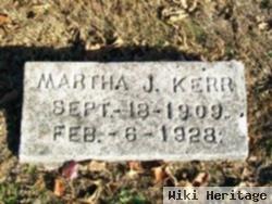 Martha J "mattie" Kerr