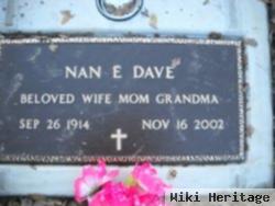 Nannie Esther "nan" Thrasher Dave