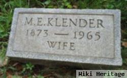 Mary E. Pahl Klender