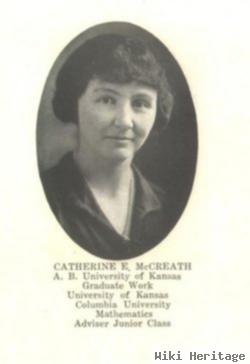 Catherine Elizabeth Mccreath