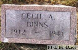 Cecil A Binns