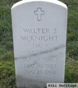 Walter S Mcknight