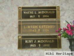 Wayne L. Mcdonald