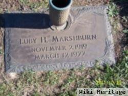 Luby H Marshburn