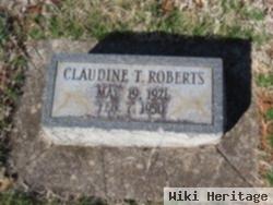 Claudine T Roberts