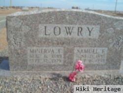 Minerva F. Crosby Lowry