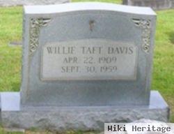 Willie Taft Davis