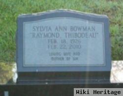 Sylvia Ann Bowman Raymond Thibodeau