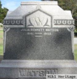 Julia F Bennett Watson