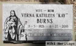 Verna Kathleen "kay" Cagle Burns