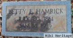 Margaret Elizabeth "betty" Dedmon Hamrick