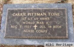 Carrie Eva Pittman Tone