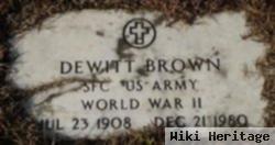 Dewitt Brown