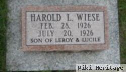 Harold L. Wiese