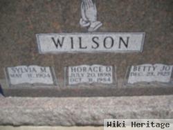 Horace D Wilson