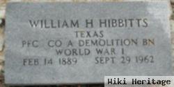 William H Hibbitts