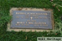 Mary F Macallister