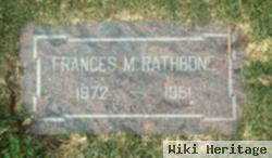 Frances M Rathbone