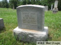 Sarah Ann Davenport Peek