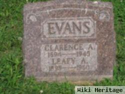 Clarence A Evans