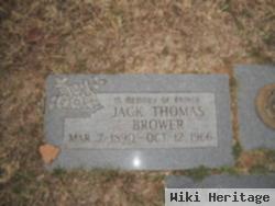 Joe Thomas "jack" Brower