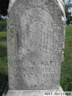 Mary Malissa Jenkins Watts