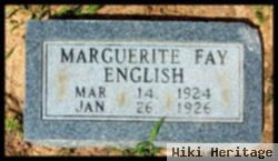 Marguerite Fay English