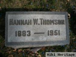Hannah Bella Waldie Thomson