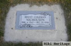 Brent Coleman Nicholson