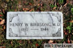 Dr Henry Walter Birdsong, Sr