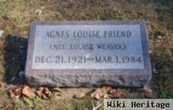 Agnes Louise Weaver Friend