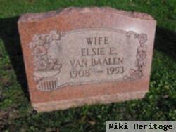 Elsie I. Thompson Van Baalen