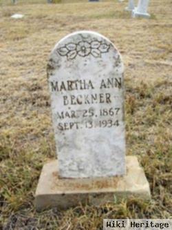 Martha Ann Beckner