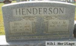 Paul A. Henderson