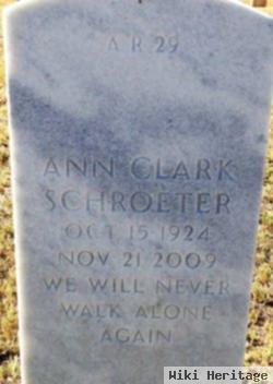 Ann Clark Schroeter