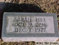 Sarah Hill