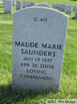 Maude Marie Saunders