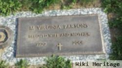 M Virginia Parsons