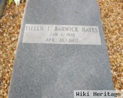 Eileen Ellerd Barwick Hayes