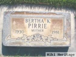 Bertha K. Pirrie