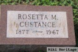 Rosetta M Custance