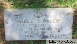 Willie T Balch