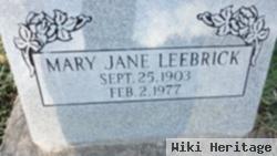 Mary Jane Leebrick