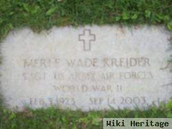 Merle Wade Kreider