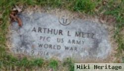 Pfc Arthur L Metz